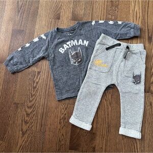 Batman Gray and White Set, size 18M
